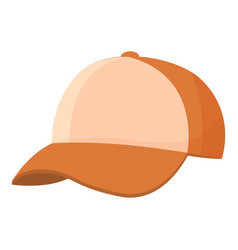 Baseball Hat Icon Cartoon Head Cap