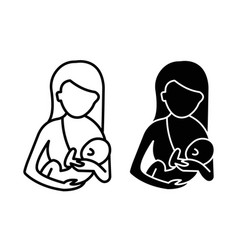 Breastfeeding Icon Setmother Feed Brrast Milk To