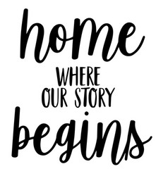 Home Where Our Story Begins Inspirational Quotes