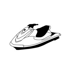 Jet Ski From The Front Side Design