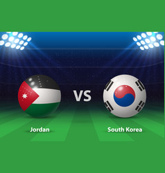 Jordan Vs South Korea Knockout Semi-final Stage