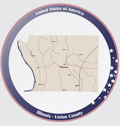 Map Of Union County In Illinois