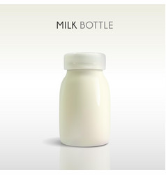 Milk Glass Bottle Template