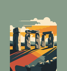 Stonehenge Landmark Wiltshire England Tourism