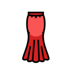 Mermaid Fishtail Skirt Color Icon