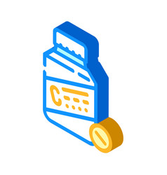 Vitamin C Isometric Icon Color