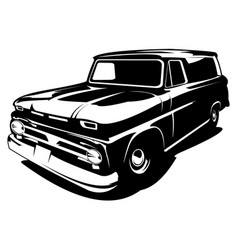 1965 Panel Truck Silhouette View From Front