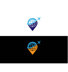 Abstract World Travel Agency Logo