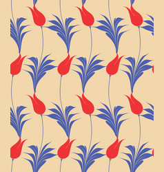 Turkish Tulip Seamless Pattern