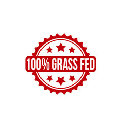 100 Grass Fed Rubber Stamp Seal