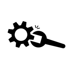 An Icon Of A Wrench Turning A Gear Customization