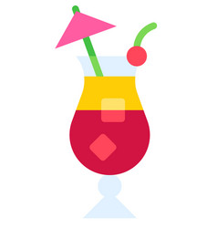 Sex On The Beach Cocktail Icon Alcoholic Mixed