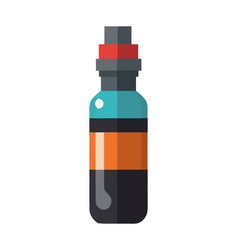 Medicine Bottle Icon With Liquid Design