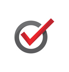 Check mark icon Royalty Free Vector Image - VectorStock