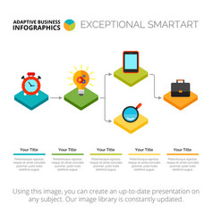 Infographic Flow Chart Slide Template