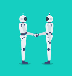 Handshake Between Two Robots