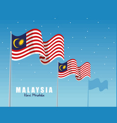 Malaysia Hari Merdeka Flags