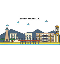 Spain Marbella City Skyline Architecture