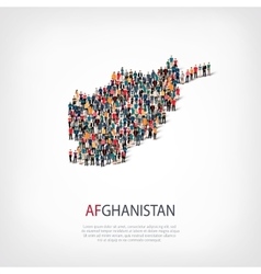 People Map Country Afganistan