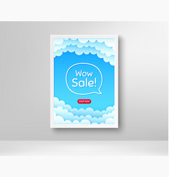 Wow Sale Special Offer Price Sign