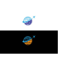 Abstract Love Travel Agency Logo