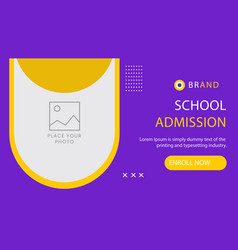 School Admission Video Thumbnail Web Banner