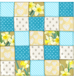 Seamless Pattern From Scrappy Blanket