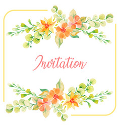 Summer Floral Invitation