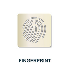 Fingerprint Icon 3d From Crime Collection