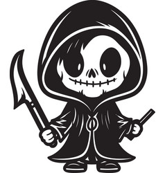 Little Lurker Adorable Grim Reaper Symbol Grim