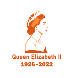 Queen Elizabeth Young Portrait Orange 1926 2022