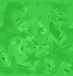 Chaotic Large Green Stars On Lime Background