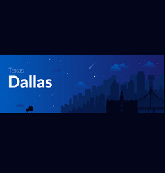 Dallas Usa Famous City Scape View Background