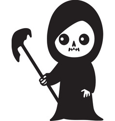 Grim Cutie Little Reaper Logo Design Petite