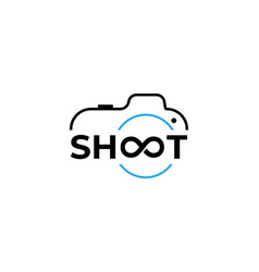 Simple Camera Photography Service Business Logo