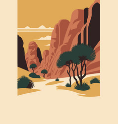 Wadi Rum Jordan Retro Posters Famous Deserts