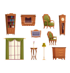 Vintage Furniture Old Style Interior Items