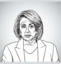 Nancy Pelosi Portrait Drawing