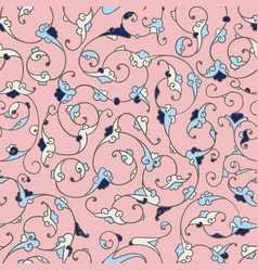 Rumi Iznik Seamless Pattern