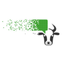 Cow Opinion Erosion Pixel Icon