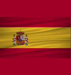 Spain Flag Flag Of Blowig In The Wind Eps