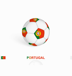 Soccer Ball With The Portugal Flag Football Sport