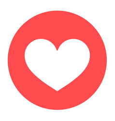 Love Button Icon Stylish Social Media