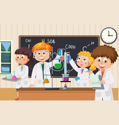 Student Kids In Science Classroom