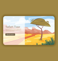 Safari Tour Landing Page Template African