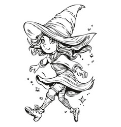 Witch Entity For Spooky Halloween Scene