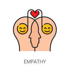 Empathy Psychological Mental Health Linear Icon