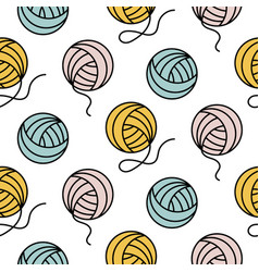 knitting wool ball
