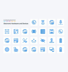 25 Devices Blue Icon Pack