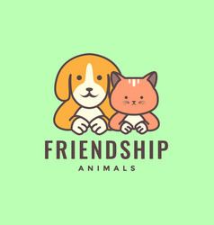 Animal Pets Dog And Cat Friend Mascot Cute